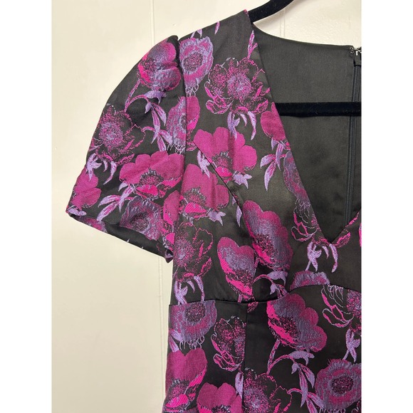 House of Harlow x REVOLVE Amara Dress Women S Pink multi Floral Puff Sleeve Mini - Picture 6 of 8